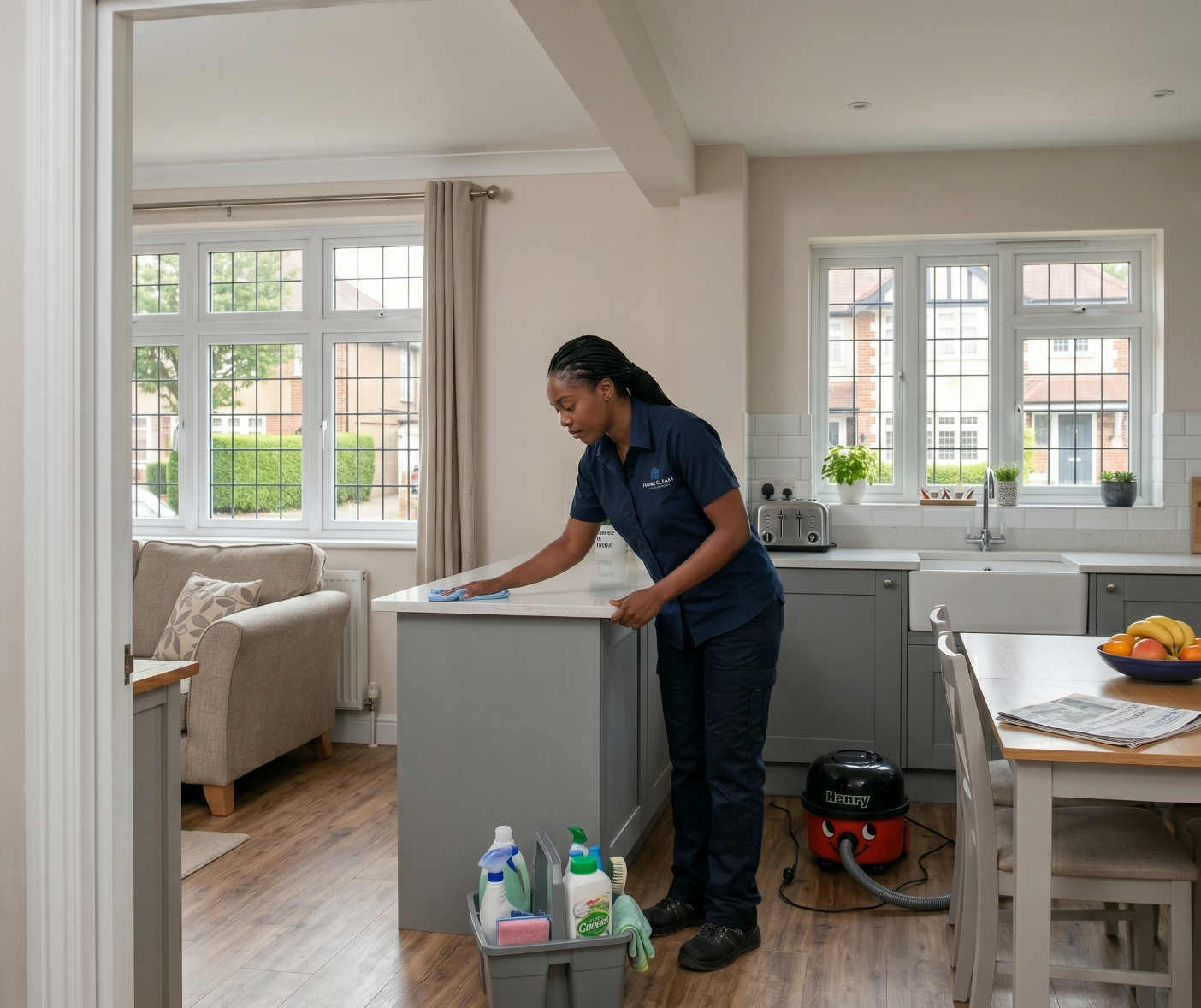 Local one-off cleaning service inside a family home in Pinner