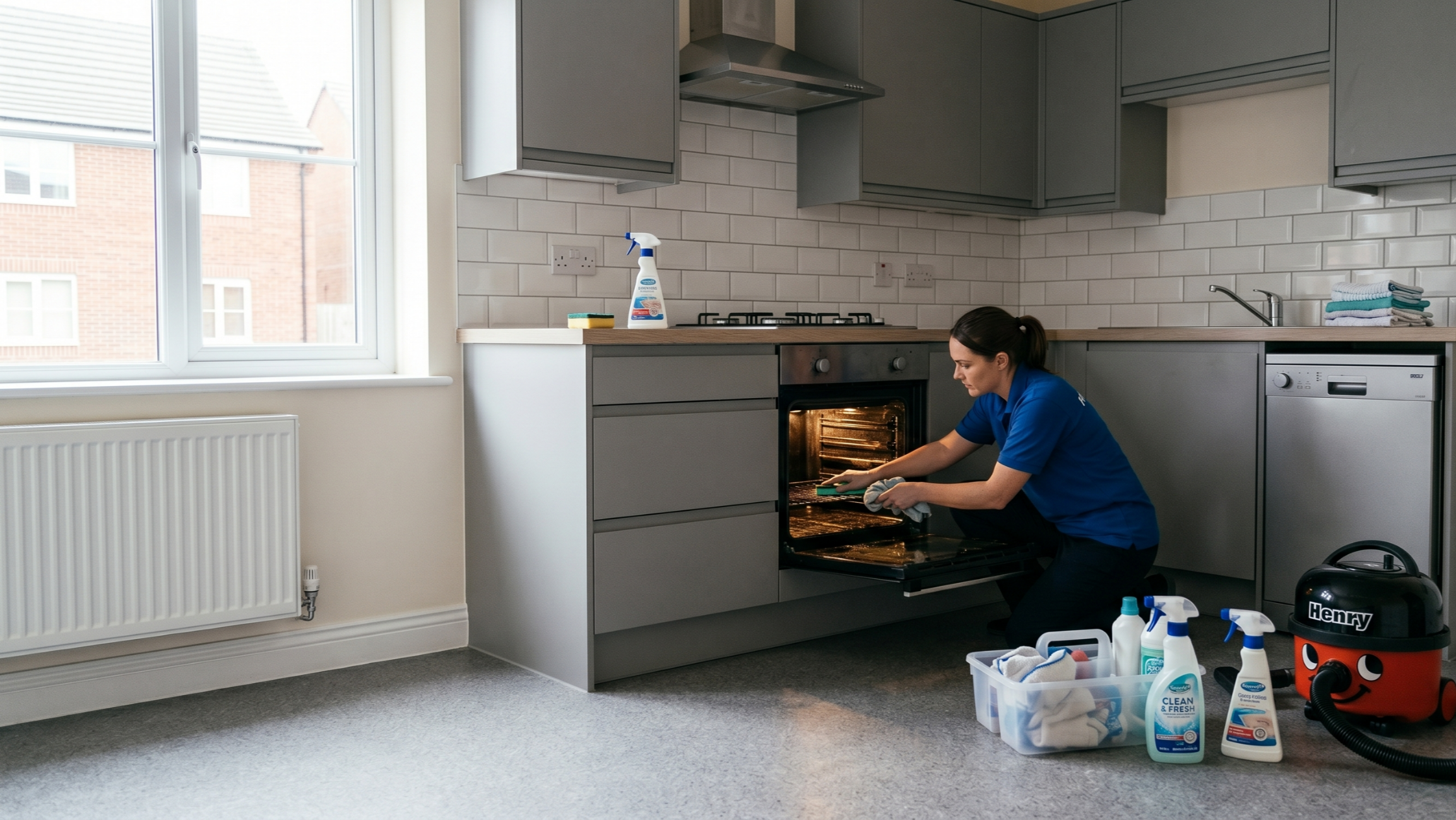 Professional end of tenancy cleaning service in an empty rental property in Pinner